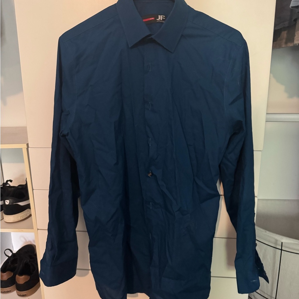 Men's Blue Dress Shirt